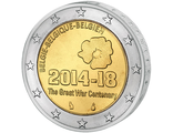2 евро 100 лет с начала Первой мировой войны, 2014 год
