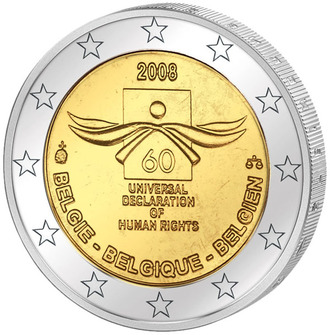 2 евро 60 лет Декларации прав человека, 2008 год