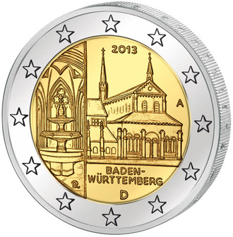 2 евро Баден-Вюртемберг, 2013 год