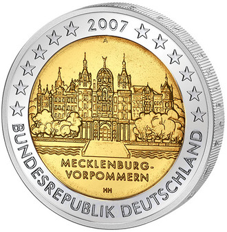 2 евро Мекленбург - Передняя Померания, 2007 год