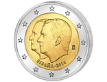 2 евро Провозглашение королём Филиппа VI, 2014 год