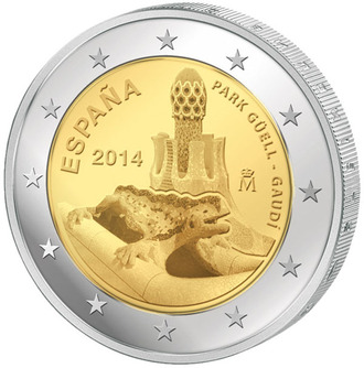 2 евро Парк Гуэля, 2014 год