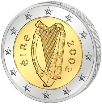 2 евро Арфа, 2002 год