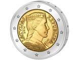 2 евро Латвийская девушка Милда, 2014 год