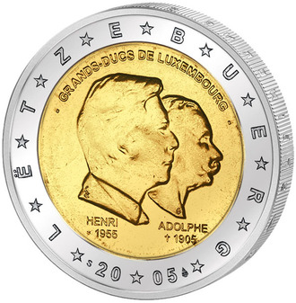2 евро Три годовщины, 2005 год