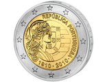 2 евро 100 лет Португальской республике, 2010 год
