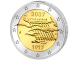 2 евро 90 лет независимости Финляндии, 2007 год