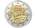 2 евро 70 лет высадке в Нормандии (D-Day), 2014 год