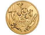 2 злотых Чемпионат Европы по футболу 2012 (Mistrzostwa Europy w Piłce Nożnej UEFA 2010-12)
