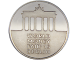 Жетон Литовского монетного двора "Всемирная ярмарка денег", 2015 год