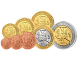 Годовой набор обиходных монет за 2015 год. Литва, 2015 год