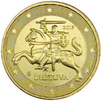 10 центов Всадник Витис, 2015 год