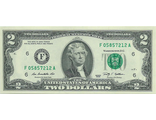 2 доллара, серия F. США, 2009 год