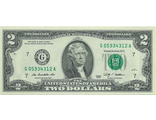 2 доллара, серия G. США, 2009 год