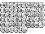 Комплект из 56 монет 25 центов Штаты и территории